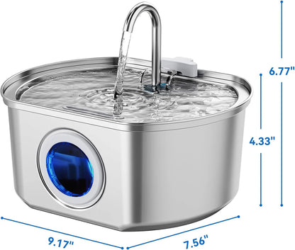 Pawira™  Stainless Steel Water Fountain