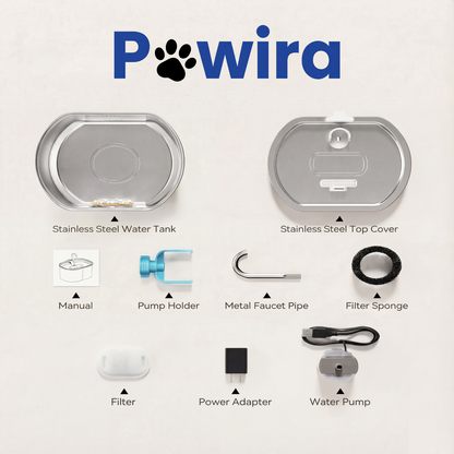 Pawira™ Stainless Steel Water Fountain