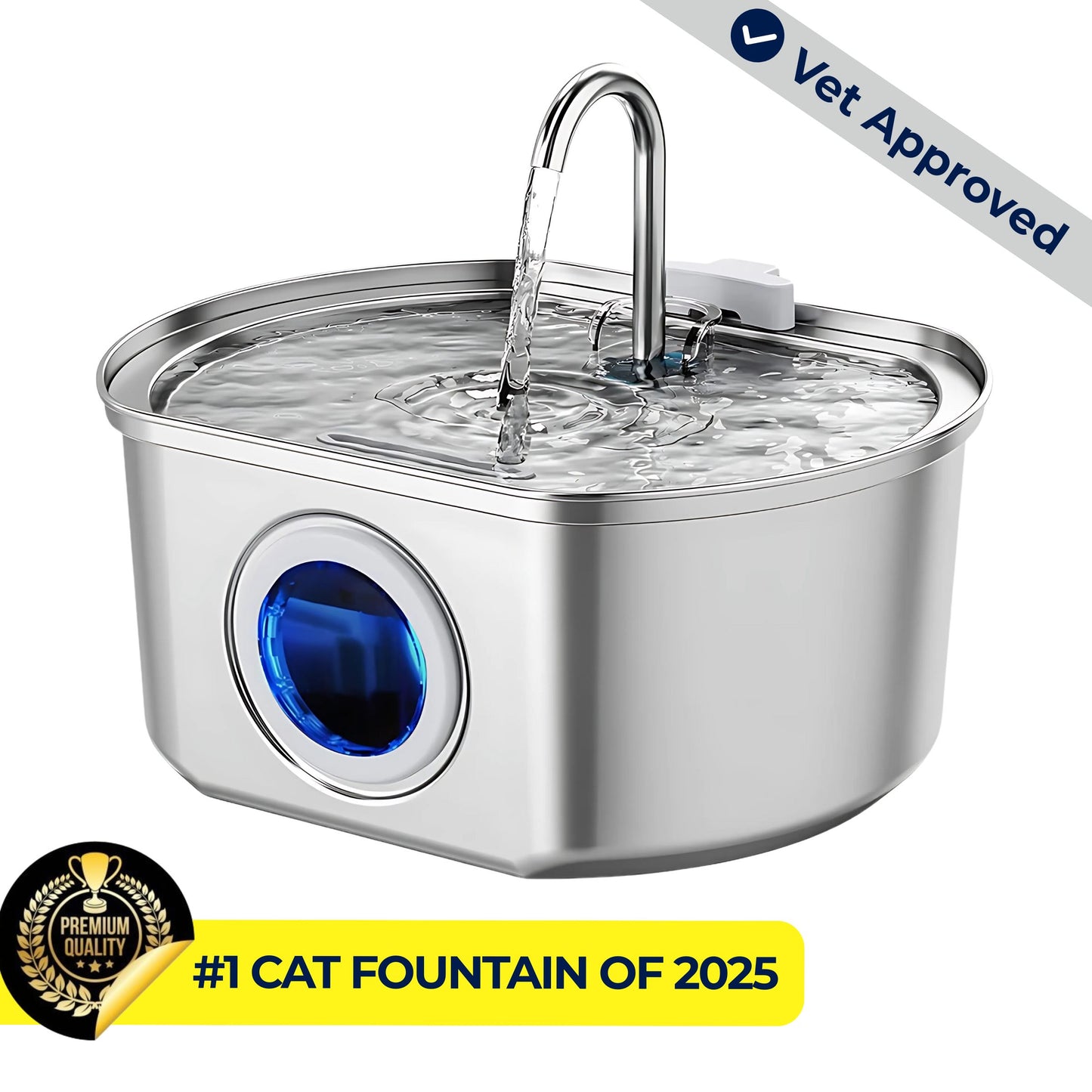 Pawira™  Stainless Steel Water Fountain