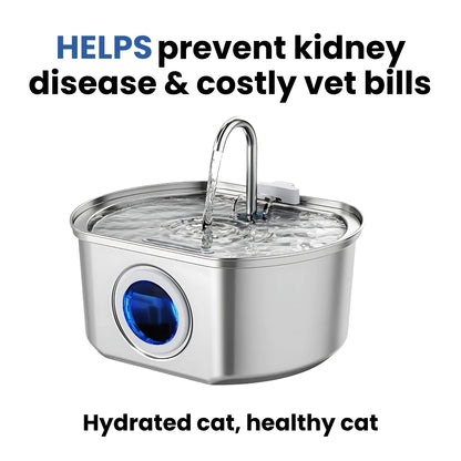 Pawira™  Stainless Steel Water Fountain