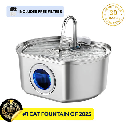 Pawira™  Stainless Steel Water Fountain